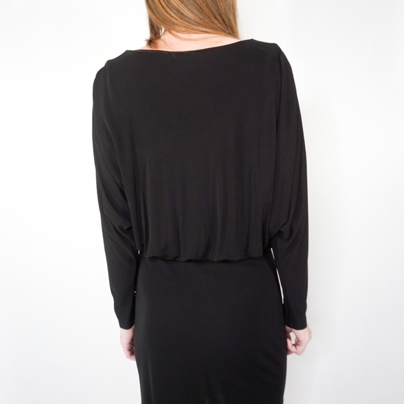 HAUTE HIPPIE Long Sleeve Black Mini Dress - Picture 8 of 8
